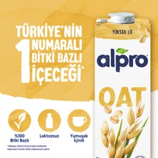 Alpro Yulaf Sütü 1 Lt Bitkisel Bazlı Vegan Laktozsuz Yumuşak İçim Özelliği ile Geleneksel Süte Alternatif