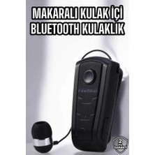 Senka Mey Ithalat® Makaralı Bluetooth Kulaklık Çağrı Cevaplama Kablolu Uzun Pil Ömrü
