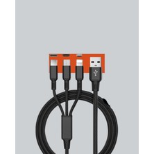 Senka Mey Ithalat® Hızlı Şarj Destekli Çoklu Şarj Kablosu – Seyahat ve Günlük Kullanım