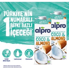 Alpro Hindistan Cevizi Badem Sütü 2x1 L Vegan Laktozsuz Bitkisel Bazlı