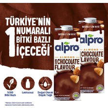 Alpro Bitter Çikolata Badem Sütü 2x1 L Vegan Laktozsuz Bitkisel Bazlı