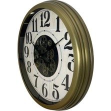 Senka Mey Ithalat® Retro Prime Classic 60 cm Çarklı Duvar Saati