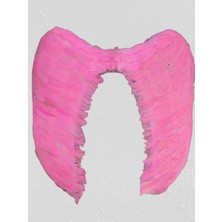 Senka Mey Ithalat® Mega Boy Pembe Renk Tüylü Melek Kanadı 100X85 cm
