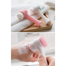 Pretify Makyaj Silme ve Yüz Temizleyici Bakım Çift Taraflı Yüz Temizleme Fırçası ve Silikon Gözenek Aleti