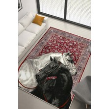 Lioara Home Art Desing Modern Dijital Baskılı Halı – Modern, Kaymaz Taban, Salon & Oturma Odası Için Halı