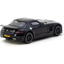 Senka Mey Ithalat® 1/64 Mercedes-Benz Sls Amg Coupé Black Series Black Metallic - Singapore Special Editi