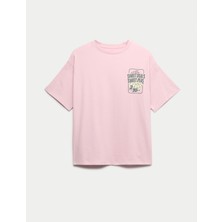 Marks & Spencer Sweet Pea Baskılı T-Shirt