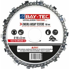 Bay-Tec MK0286-12 Zincirli Ahşap Testere 180 mm Baytec