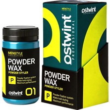 Ostwint Vegan Toz Wax 20 gr Sert Yeşil Saç Bakımı Tüm Saçlar İçin Belirginleştirici Etki