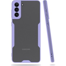 İlk El Grup Ieg™  Samsung Galaxy S21 Plus Kılıf Platin Silikon - Lila