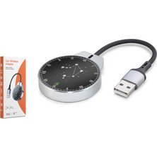 İlkyaz Fashion Kablosuz Carplay Android Auto Adaptörü Bluetooth 5.0 5 Ghz Wifi USB - Siyah HDX1393