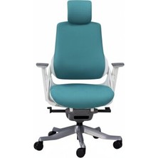 Atom Ofis Clam Whıte Yönetici Çalışma Koltuğu