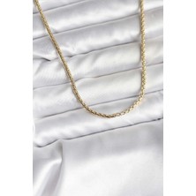 14K Gold Renk Kaplama Zincir Model cm Kadın Kolye - Lisinya