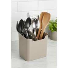 Mustran Vizon 2 Bölmeli Tezgah Üstü Kaşıklık & Fonksiyonel Mutfak Düzenleyici Organizer