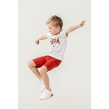 U.S. Polo Assn. U.s Polo Assn. Erkek Çocuk Kırmızı Bermuda Takım US2473-C-V1