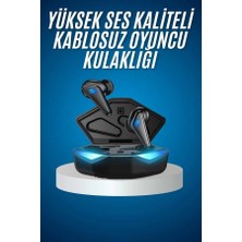 Senka Mey Ithalat® Bluetooth Kulaklık Kulaklığı Rgb Işıklı Oyunlarda Düşük Gecikme