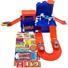 Senka Mey Ithalat® Speed Racer Garaj 5 Araçli