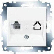 Viko 90967X32 Tekli Data Prizi (RJ45 CAT5E) Beyaz (Çerçevesiz) Viko