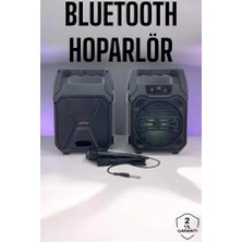 Senka Mey Ithalat® 6.5 Inç Kablosuz Hoparlör Bluetooth Bağlantılı Yüksek Ses Kaliteli