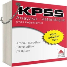 Senka Delta Kültür Kpss Anayasa-Vatandaşlık Strateji Kartları