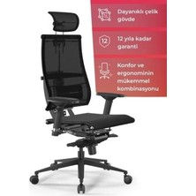 Atom Ofis Yoga 4d Fileli Yönetici Çalışma Koltuğu