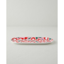 English Home Bright Parade New Bone China Kayık Tabak 15x33 Cm Renkli
