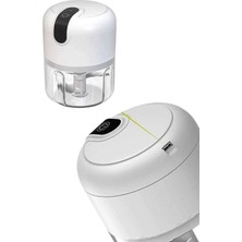 Senka Mey Ithalat® Mini Doğrayıcı Rondo Taşınabilir Mini El Blender Paslanmaz Çelik