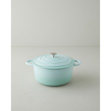 Hecha Demir Döküm Derin Tencere 24 cm Mint