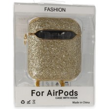 Pileli Store Pilelistore   Airpods 2 (2.nesil) Spell Simli Kılıf - Gold