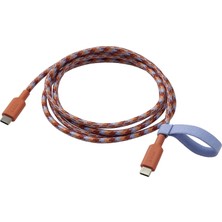 IKEA Lıllhult Turuncu-Lila Usb-C - Usb-C Kablo