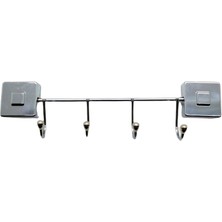 Cm Store 4lü Krom Banyo Askısı (5067)