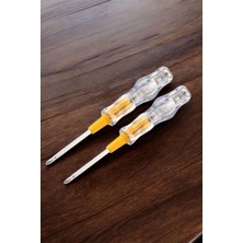 Senka Mey Ithalat® Kontrol Kalemi Nikel Kaplama Çift Başlıklı Test Cihazı