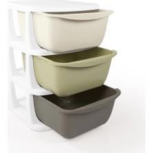 Senka Mey Ithalat® 3 Çekmeceli Saklama Ünitesi