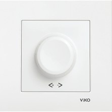 Viko Pro Dimmer Rc 40 - 400W/VA Vavien Beyaz (Çerçevesiz) 90967Z42 Viko