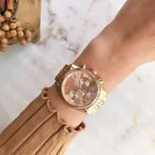 Oqqo Roma Rakam Kasa Detaylı Rose Gold Kadın Kol Saati
