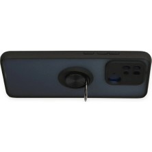 İlk El Grup Ieg™  Xiaomi Redmi 10C Kılıf Montreal Yüzüklü Silikon Kapak - Siyah