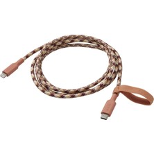 IKEA Lıllhult Pembe-Bej Lightning - Usb-C Kablo