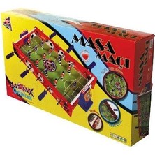 Senka Mey Ithalat® Matrax Akçiçek Oyuncak Ahşap Masa Maçı Futbol Oyunu Langırt Orta