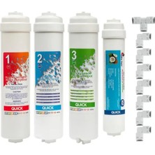 Liberti Kapalı Kasa Su Arıtma Cihazları Ile Uyumlu 4'lü Filtre Seti