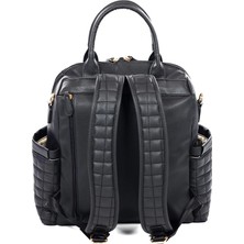 Senka Mey Ithalat® Kitty Deri Anne Bebek Bakım Sırt Çantası 7271 Siyah