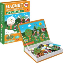 Senka Mey Ithalat® 1505 Dıytoy, Magnet Hikaye Oluşturma - Mevsimler / +3 Yaş