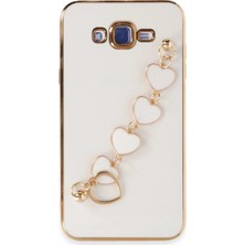 Galaxy J7 Kılıf Esila - Beyaz