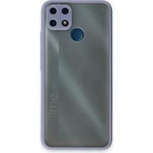 Realme C25 Kılıf Montreal Kapak - Gri