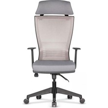 Atom Ofis Tiffany Gri Yönetici Çalışma Koltuğu
