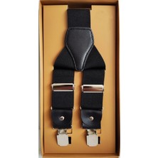 Başkent Çanta Pantolon Askısı Erkek Siyah Klipsli