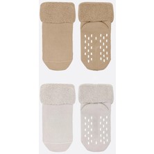 Senka Mey Ithalat® 2'li Havlu Soket Kaymaz Basic Boy 10508 Bej