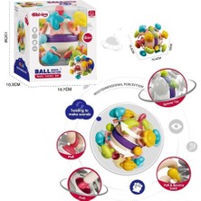 Pileli Store BIB6034-VARDEM 6 In 1 Diş Kaşıyıcılı Bebek Topu