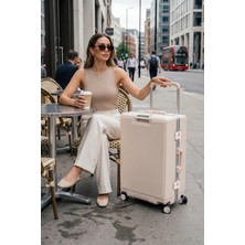 Zeplin Luna Pc Policarbon Orta Boy Valiz Pembe