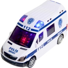 Senka Mey Ithalat® 112 Polis Imdat 3D Işıklı Sesli Polis Aracı
