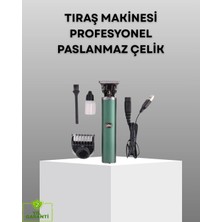 İlk El Grup Profesyonel Şarjlı Tıraş Makinesi – 180 Dakika Kullanım, 2.5 Saat Hızlı Şarj, Evrensel USB